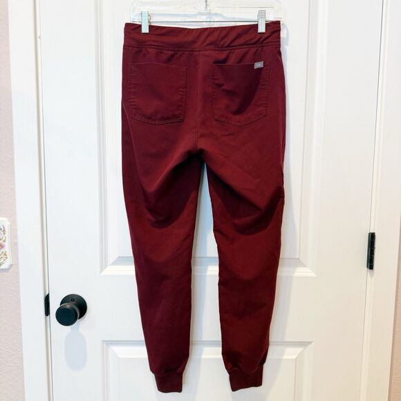 Figs Womens Burgundy Zamora Jogger Scrub Pants Size X Small Petite Workwear - Picture 4 of 8